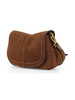 MARRONE CHIARO | Borsa a spalla in suede HELENA ROUND Small