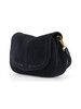 BLU SCURO | Borsa a spalla in suede HELENA ROUND Small