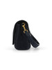 BLU SCURO | Borsa a spalla in suede HELENA ROUND Small