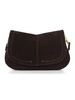 BRAUN | HELENA ROUND Small Schultertasche aus Veloursleder