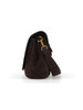 MARRONE | Borsa a spalla in suede HELENA ROUND Small