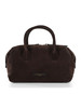 MARRONE | Borsa a mano in suede GEMMA Small