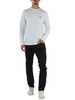 BIANCO | T-shirt manica lunga in cotone stretch