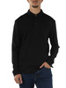 NERO | Polo manica lunga in cotone