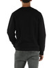 NERO | Felpa girocollo in misto cotone con patch logo