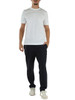 BIANCO | T-shirt regular fit in cotone con ricamo logo
