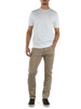 BIANCO | T-shirt slim fit in cotone mercerizzato