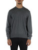 GRIGIO | Maglia girocollo in lana vergine merino extrafine