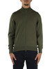 VERDE | Cardigan con zip in lana vergine merino extrafine