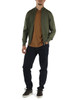 VERDE | Cardigan con zip in lana vergine merino extrafine