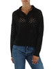 NERO | Maglia collo a polo in lana vergine e cashmere