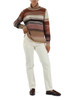 BEIGE | Maglia collo alto in misto lana e alpaca