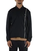 BLU SCURO | Felpa con zip in tessuto tecnico HeiQ Smart Temp