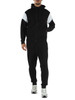 NERO | Tuta sportiva in misto cotone piquet