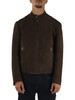 MARRONE | Giacca in suede