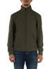 VERDE MILITARE | Giubbino leggero in tessuto tecnico stretch