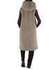 GREIGE | Gilet in ecopelliccia con cappuccio