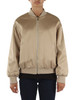 BEIGE | Giacca bomber satinata reversibile