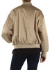BEIGE | Giacca bomber satinata reversibile