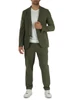 Militärgrün | Einreihige Performance Tech Travel Jacke