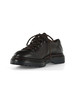 MARRONE | Stringata in pelle con allacciatura stile trekking