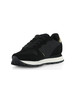 NERO | Sneakers in pelle e tessuto ALLY SILVER GOLD