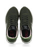 VERDE SCURO | Sneakers in pelle e tessuto ALLY SOLID