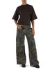 MARRONE | T-shirt in cotone NIAMEY con ricamo logo