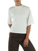 BIANCO | T-shirt in cotone NIAMEY con ricamo logo