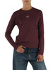 BORDEAUX | T-shirt manica lunga in cotone TOBLINO