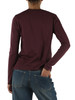 BORDEAUX | T-shirt manica lunga in cotone TOBLINO