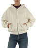 BEIGE | Felpa con zip e cappuccio LUGANO