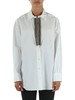 BIANCO | Camicia in popeline CAPIRAI con applicazioni in metallo