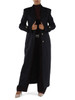 BLU SCURO | Cappotto lungo VERICI in misto lana e cashmere