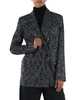 GRIGIO SCURO | Giacca doppiopetto con strass JAGUAR