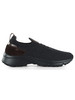 GRIGIO | Sneakers slip on in pelle e tessuto