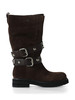 MARRONE | Stivali in suede BIA07A