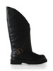 NERO | Stivali in pelle LILY08A
