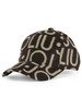 MARRONE | Cappello con visiera e stampa logo