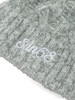 GRIGIO CHIARO | Cappello in misto lana merino con ponpon