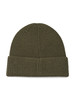VERDE MILITARE | Cappello a costine in misto lana merino