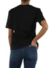 NERO | T-shirt regular fit in cotone con pietre applicate