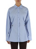 AZZURRO | Camicia in cotone con dettagli gioiello