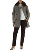 MARRONE | Cappotto doppiopetto in misto lana