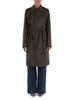 MARRONE | Cappotto doppiopetto in misto lana