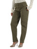 VERDE | Pantalone cinque tasche baggy fit in cotone stretch