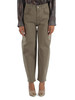 TORTORA | Pantaloni jeans cinque tasche balloon con strass