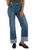 BLU | Pantaloni jeans cinque tasche con cintura logo rimovibile