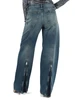 BLU | LIU JO feat. ELODIE: Pantaloni jeans cinque tasche DEA con risvolto in vita