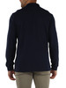 BLU SCURO | Polo manica lunga Classic Fit in cotone piquet